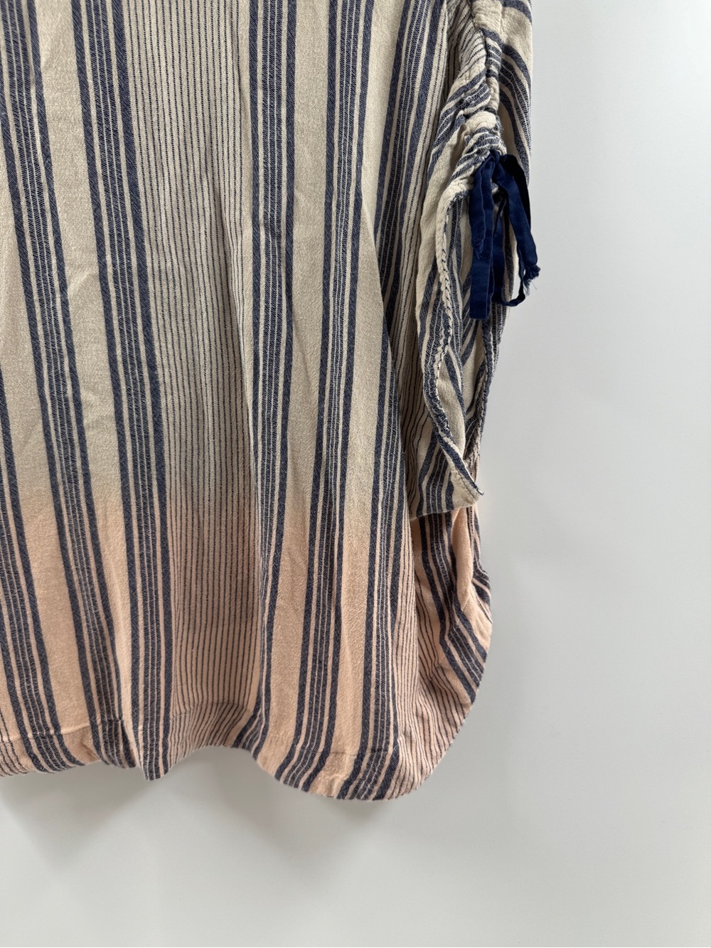 Free People Baby Blues Striped Ombre Button Down Shirt Women's Size Medium - Picture 8 of 8